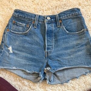 Levi's Classic Blue Jean Shorts